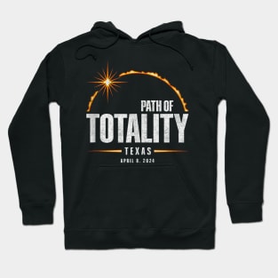 2024 Total Solar Eclipse Texas Total Eclipse 2024 Gift For Men Women Hoodie